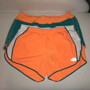 ***2 Pairs***North Face Running Shorts